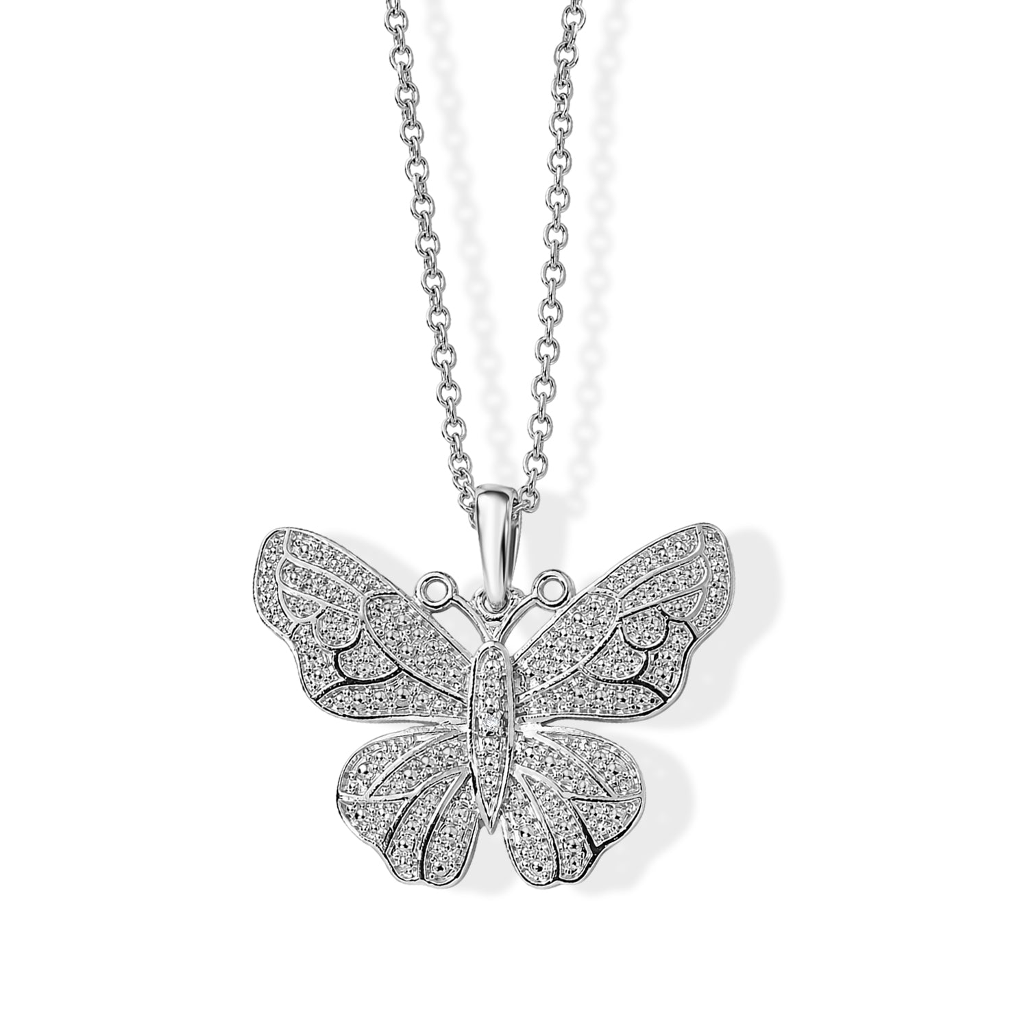 EVER TRUE Weißer Diamant Schmuckset ca. 50 cm ca. 0,01 ct.