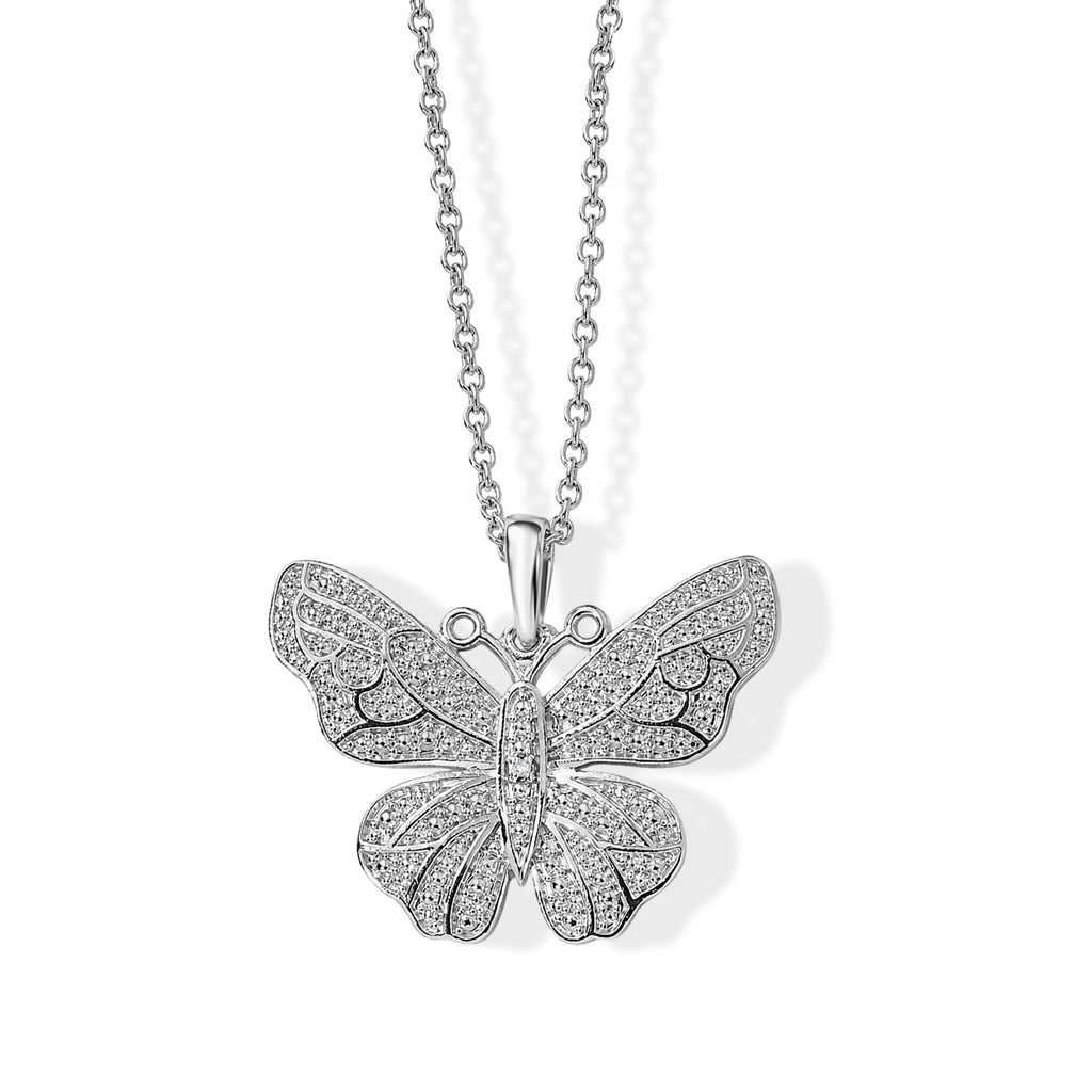 EVER TRUE Weißer Diamant Schmuckset ca. 50 cm ca. 0,01 ct.