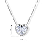 LUXURIANT DIAMOND - Lab Grown Diamant IGI zertifiziert VS-EF Schmuckset ca. 50 cm 925 Silber Rhodiniert ca. 3,08 ct.
