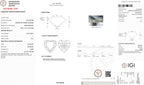 LUXURIANT DIAMOND - Lab Grown Diamant IGI zertifiziert VS-EF Schmuckset ca. 50 cm 925 Silber Rhodiniert ca. 3,08 ct.