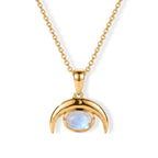 EVER TRUE Regenbogen Mondstein Schmuckset ca. 50 cm ca. 1,42 ct.