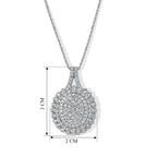 LUXURIANT DIAMOND - Lab Grown Diamant SGL zertifiziert SI-GH Schmuckset ca. 50 cm 925 Silber Rhodiniert ca. 2,02 ct.