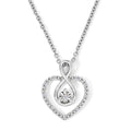 EVER TRUE Weißer Diamant Schmuckset ca. 50 cm ca. 0,05 ct.