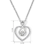 EVER TRUE Weißer Diamant Schmuckset ca. 50 cm ca. 0,05 ct.