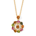 EVER TRUE AA Mehrfarbig-Turmalin Schmuckset ca. 50 cm ca. 2,01 ct.
