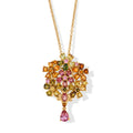 EVER TRUE AA Mehrfarbig-Turmalin Schmuckset ca. 50 cm ca. 5,52 ct.