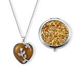 Gelber Quarzit Schmuckset ca. 50 cm 80.01 ct