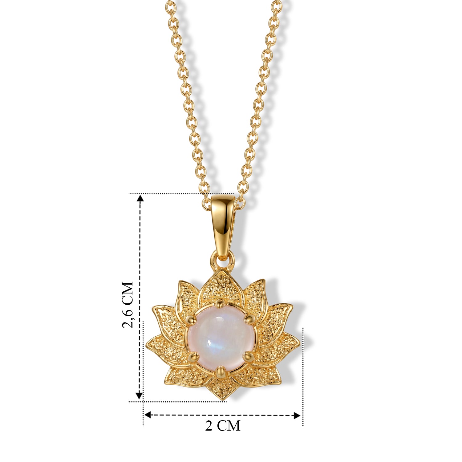 EVER TRUE Regenbogen Mondstein Schmuckset ca. 50 cm ca. 2,22 ct.