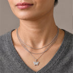 EVER TRUE Weißer Diamant Schmuckset ca. 50 cm ca. 0,03 ct.