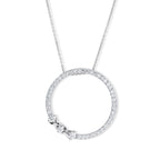 LUXURIANT DIAMOND - Lab Grown Diamant SI-GH Schmuckset ca. 50 cm 925 Silber Rhodiniert ca. 1,09 ct.