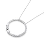 LUXURIANT DIAMOND - Lab Grown Diamant SI-GH Schmuckset ca. 50 cm 925 Silber Rhodiniert ca. 1.00 ct