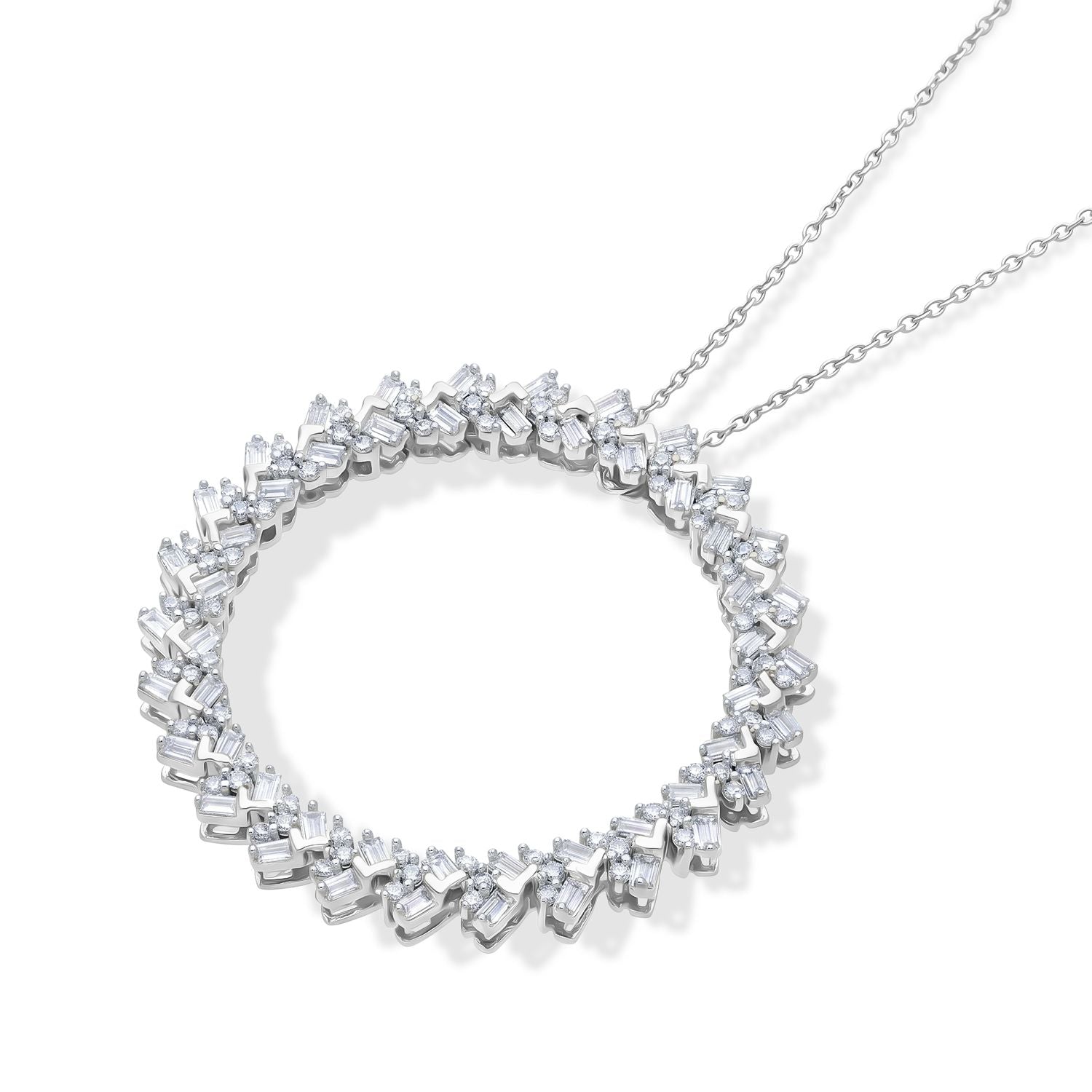 LUXURIANT DIAMOND - Lab Grown Diamant SI-GH Schmuckset ca. 50 cm 925 Silber Rhodiniert ca. 1,04 ct.