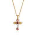 EVER TRUE AA Mehrfarbig-Turmalin Schmuckset ca. 50 cm ca. 1,46 ct.