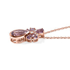 EVER TRUE Rose De France Amethyst Schmuckset ca. 50 cm ca. 6,84 ct.