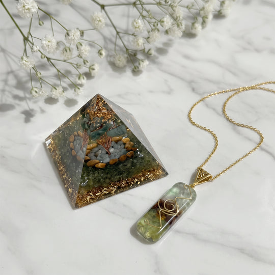 Mehrfarbiger Peridot Edelsteine Schmuckset 316L Edelstahl Antikes Gold und Legierung Antikes Gold ca. 20.00 ct