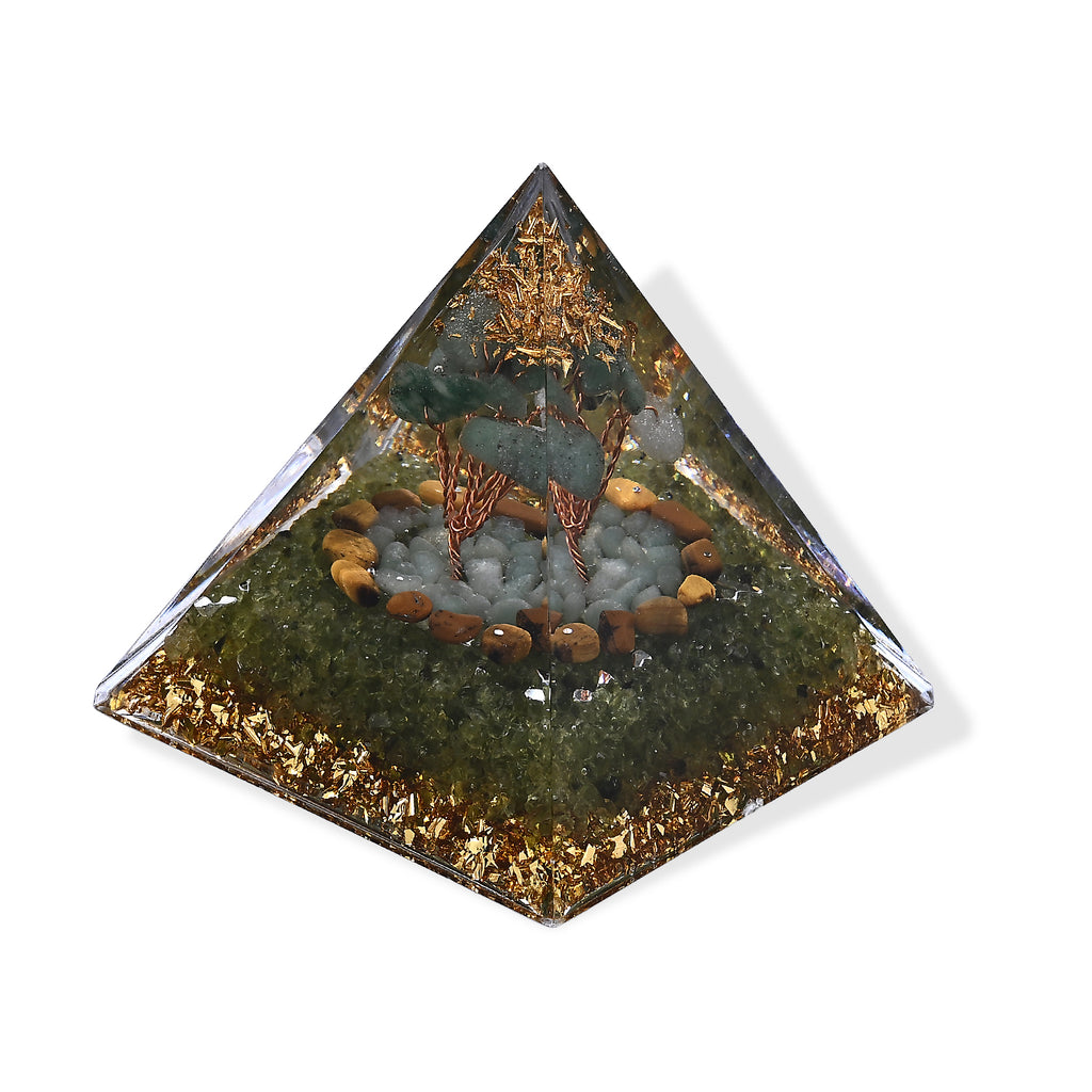 Mehrfarbiger Peridot Edelsteine Schmuckset 316L Edelstahl Antikes Gold und Legierung Antikes Gold ca. 20.00 ct