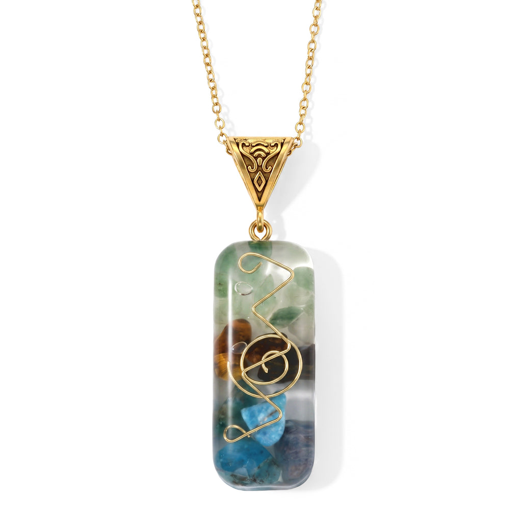 Mehrfarbiger Apatit Edelsteine Schmuckset 316L Edelstahl Antikes Gold und Legierung Antikes Gold ca. 20.00 ct