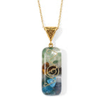 Mehrfarbiger Apatit Edelsteine Schmuckset 316L Edelstahl Antikes Gold und Legierung Antikes Gold ca. 20.00 ct