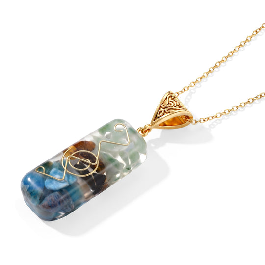 Mehrfarbiger Apatit Edelsteine Schmuckset 316L Edelstahl Antikes Gold und Legierung Antikes Gold ca. 20.00 ct