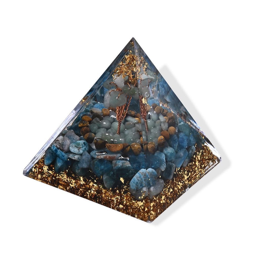 Mehrfarbiger Apatit Edelsteine Schmuckset 316L Edelstahl Antikes Gold und Legierung Antikes Gold ca. 20.00 ct