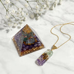 Mehrfarbiger Flourit Edelsteine Schmuckset 316L Edelstahl Antikes Gold und Legierung Antikes Gold ca. 20.00 ct