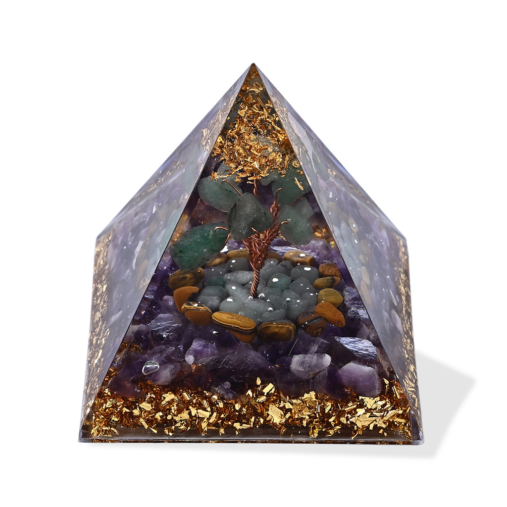 Mehrfarbiger Flourit Edelsteine Schmuckset 316L Edelstahl Antikes Gold und Legierung Antikes Gold ca. 20.00 ct