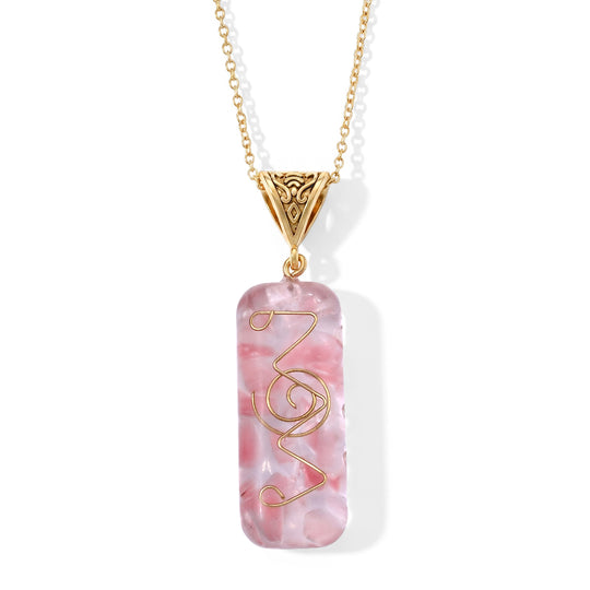 Rosa Quarz Schmuckset 316L Edelstahl Antikes Gold und Legierung Antikes Gold ca. 20.00 ct