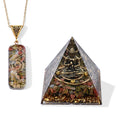 Unakite Schmuckset 316L Edelstahl Antikes Gold und Legierung Antikes Gold ca. 20.00 ct