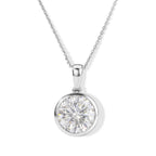 D'Joy Moissanit Schmuckset ca. 50 cm 925 Silber Rhodiniert ca. 4.65 ct