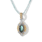 EVER TRUE AA Labradorit, Apatit Schmuckset ca. 50 cm ca. 5,18 ct.