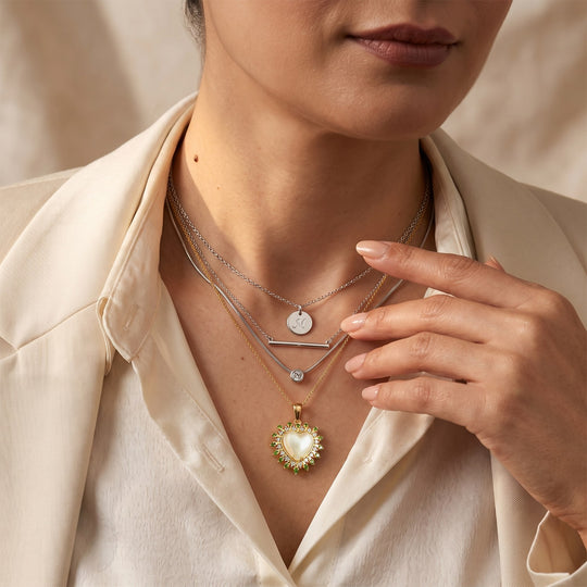 D'Joy Blau Mabe Perle (14 mm), Tansanit Schmuckset ca. 50 cm 925 Silber 750 Gelbgold vermeil 6.28 ct
