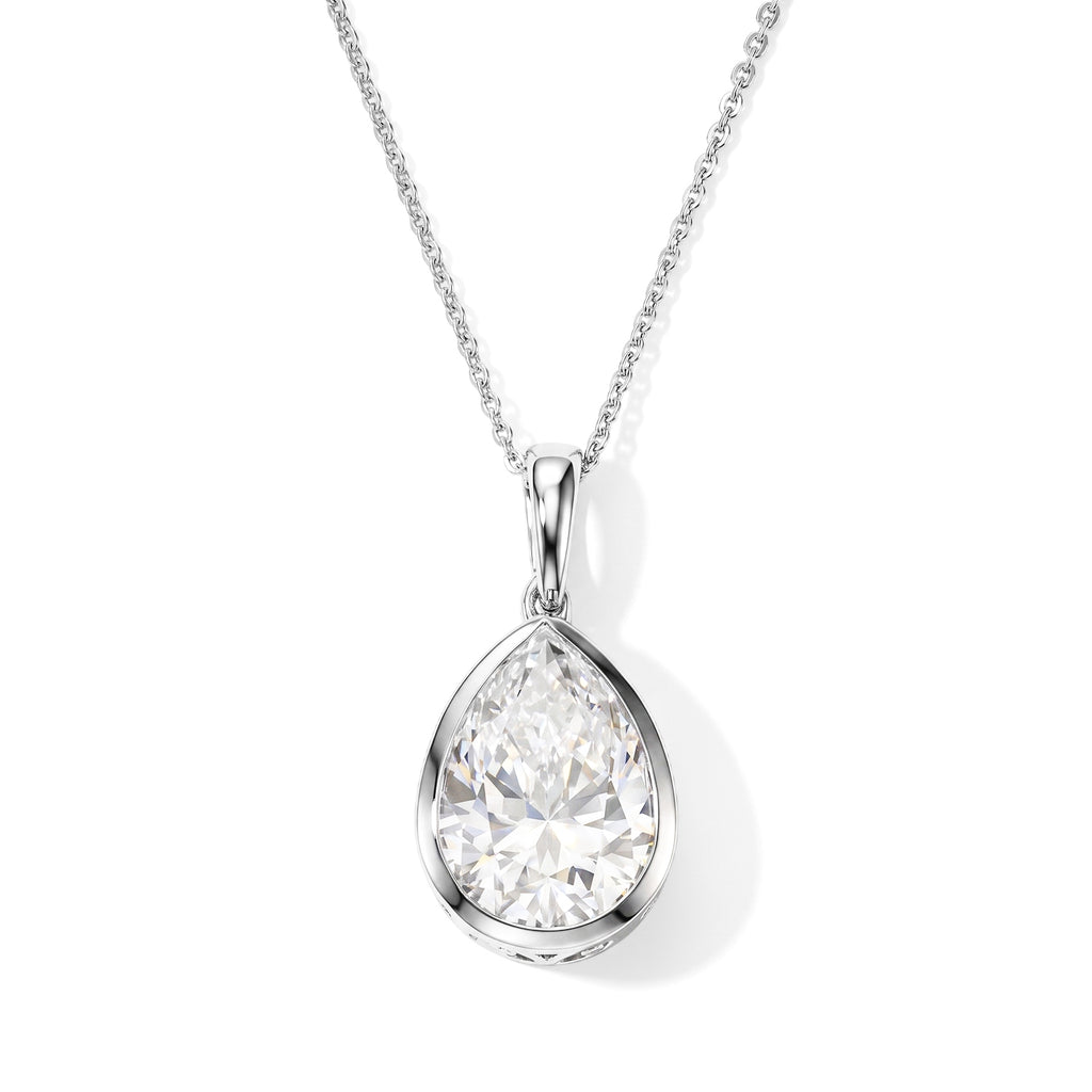 D'Joy Moissanit Schmuckset ca. 50 cm 925 Silber Rhodiniert ca. 5.15 ct