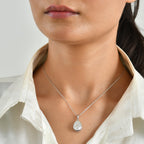 D'Joy Moissanit Schmuckset ca. 50 cm 925 Silber Rhodiniert ca. 5.15 ct