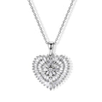LUXURIANT DIAMOND - Lab Grown Diamant  SGL zertifiziert SI-GH Schmuckset ca. 50 cm 925 Silber Rhodiniert ca. 1,04 ct.