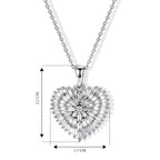 LUXURIANT DIAMOND - Lab Grown Diamant  SGL zertifiziert SI-GH Schmuckset ca. 50 cm 925 Silber Rhodiniert ca. 1,04 ct.