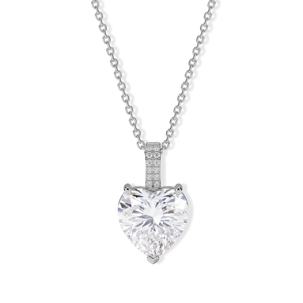 D'Joy Moissanit Schmuckset ca. 45 cm 925 Silber Rhodiniert ca. 6,26 ct.
