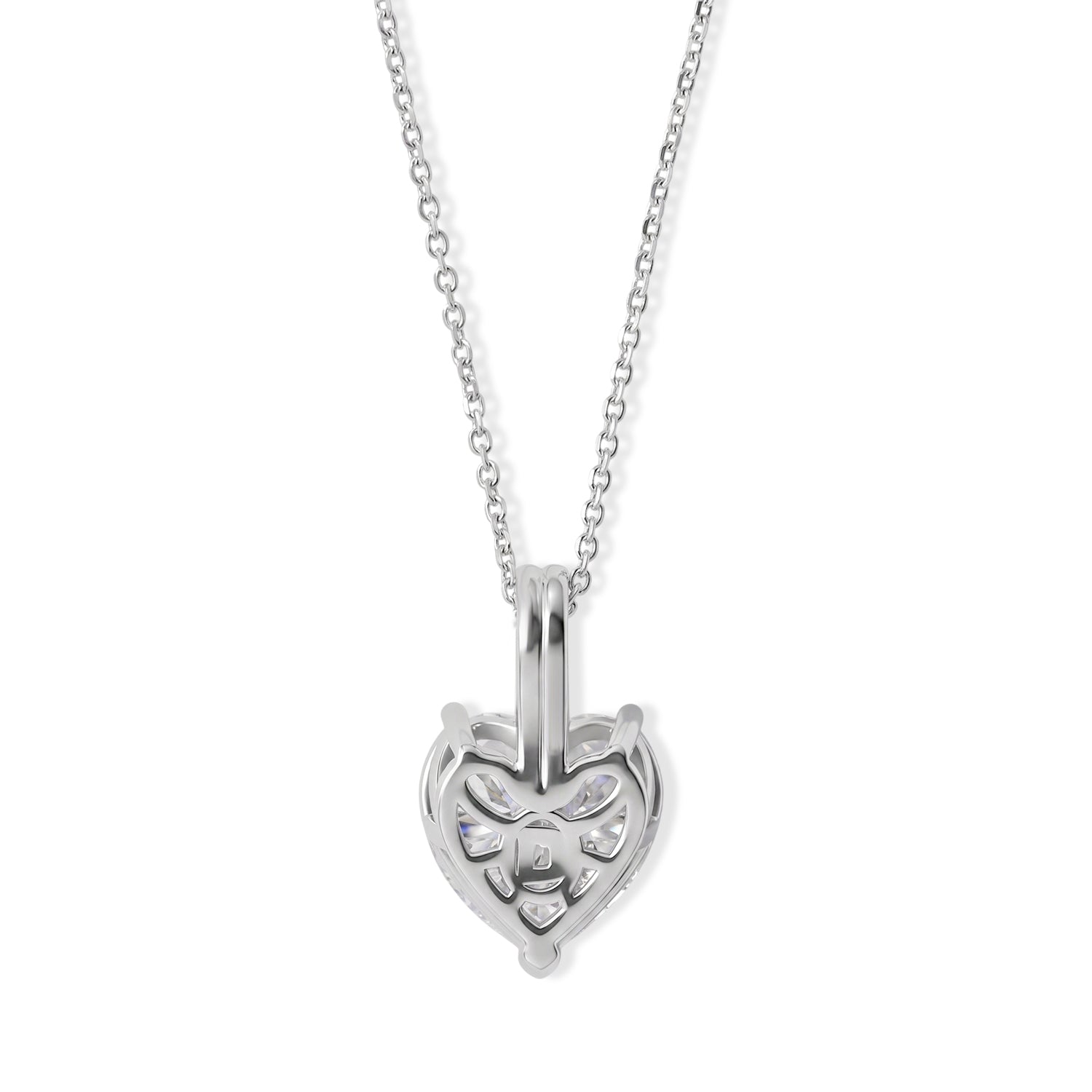D'Joy Moissanit Schmuckset ca. 45 cm 925 Silber Rhodiniert ca. 6,26 ct.