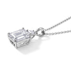 D'Joy Moissanit Schmuckset ca. 45 cm 925 Silber Rhodiniert ca. 7,17 ct.