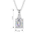 D'Joy Moissanit Schmuckset ca. 45 cm 925 Silber Rhodiniert ca. 7,17 ct.