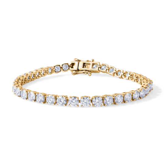 D'Joy Moissanit Schmuckset 925 Silber Rhodiniert ca. 10,94 ct.