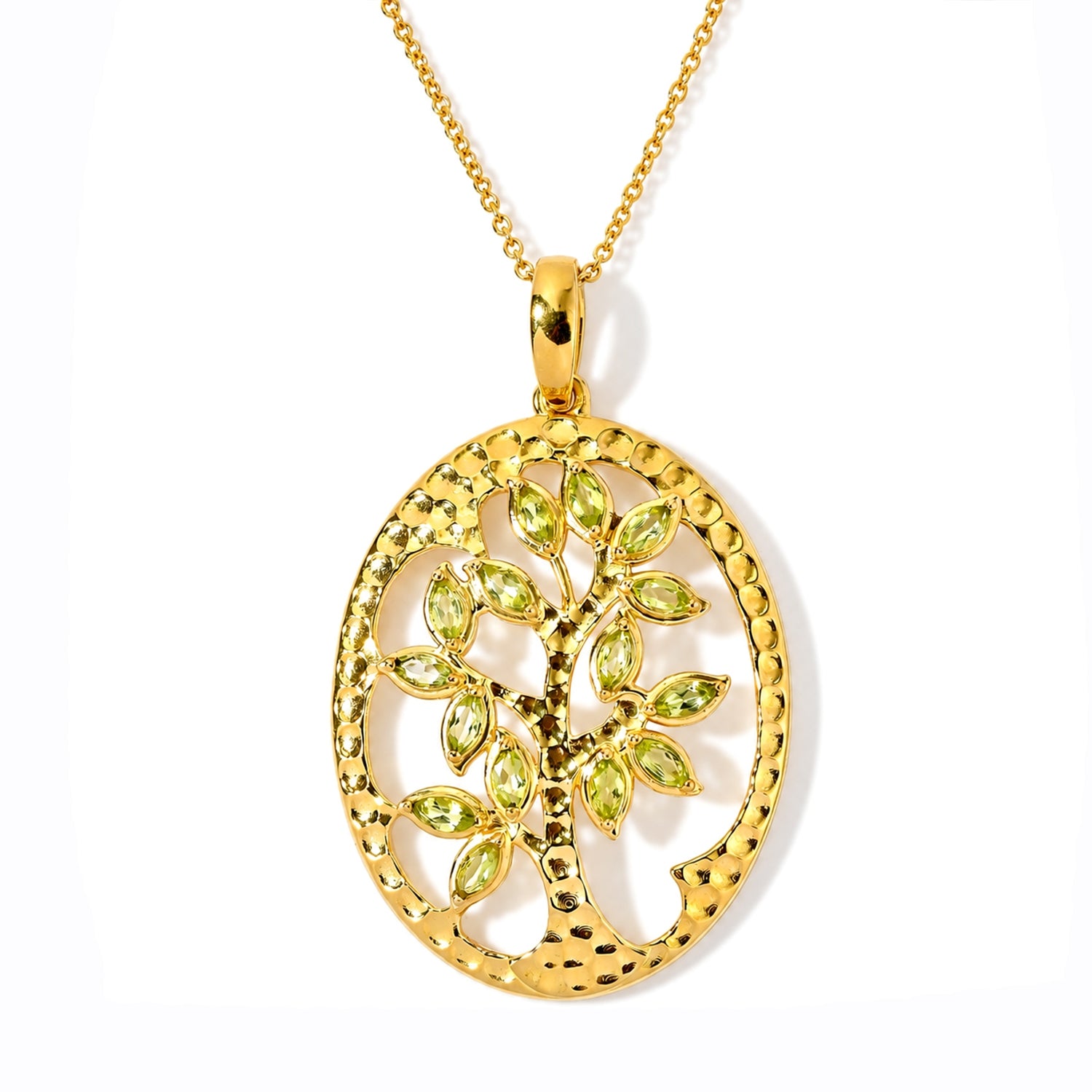 EVER TRUE Peridot Arizona Schmuckset ca. 50 cm ca. 2,13 ct.