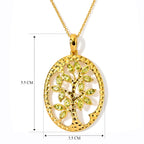 EVER TRUE Peridot Arizona Schmuckset ca. 50 cm ca. 2,13 ct.