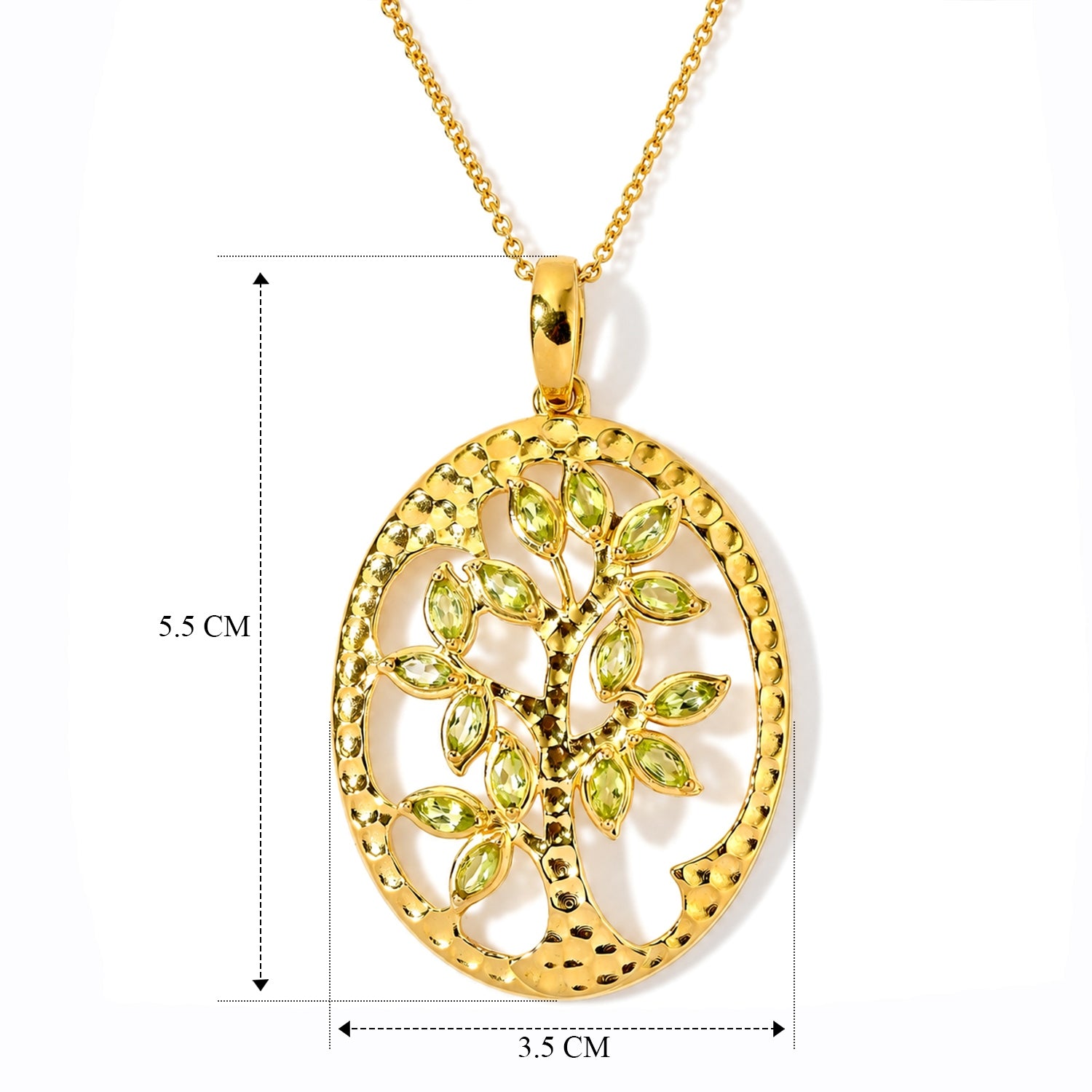 EVER TRUE Peridot Arizona Schmuckset ca. 50 cm ca. 2,13 ct.