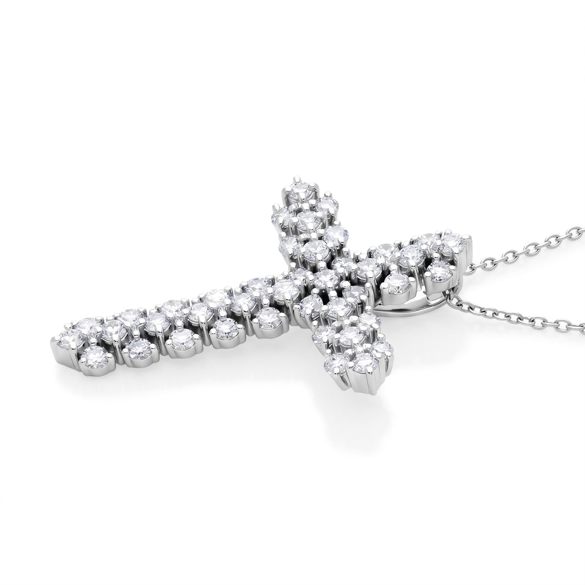 LUXURIANT DIAMOND - Lab Grown Diamant SI-GH Schmuckset SGL zertifiziert ca. 50 cm 925 Silber Rhodiniert ca. 1.00 ct