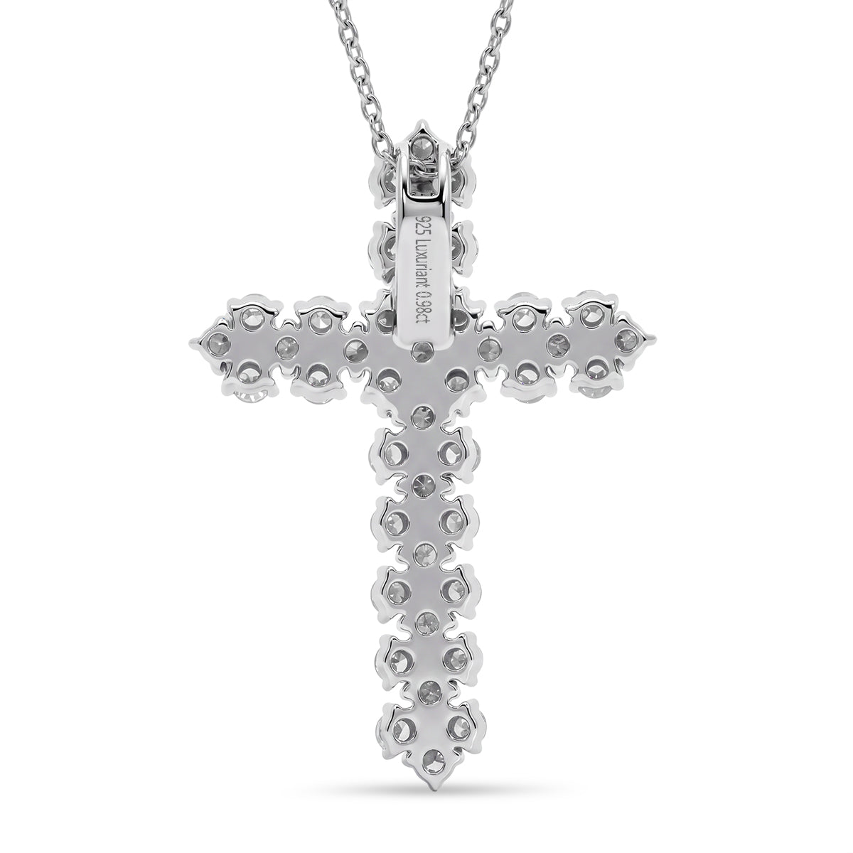 LUXURIANT DIAMOND - Lab Grown Diamant SI-GH Schmuckset SGL zertifiziert ca. 50 cm 925 Silber Rhodiniert ca. 1.00 ct