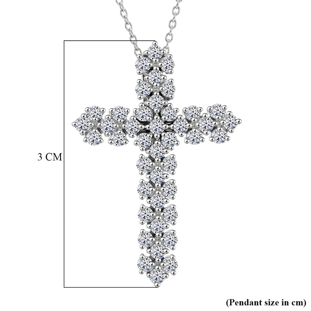 LUXURIANT DIAMOND - Lab Grown Diamant SI-GH Schmuckset SGL zertifiziert ca. 50 cm 925 Silber Rhodiniert ca. 1.00 ct