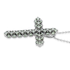 LUXURIANT DIAMOND - Lab Grown Grüner Diamant SI Schmuckset SGL zertifiziert ca. 50 cm 925 Silber Rhodiniert ca. 1.00 ct