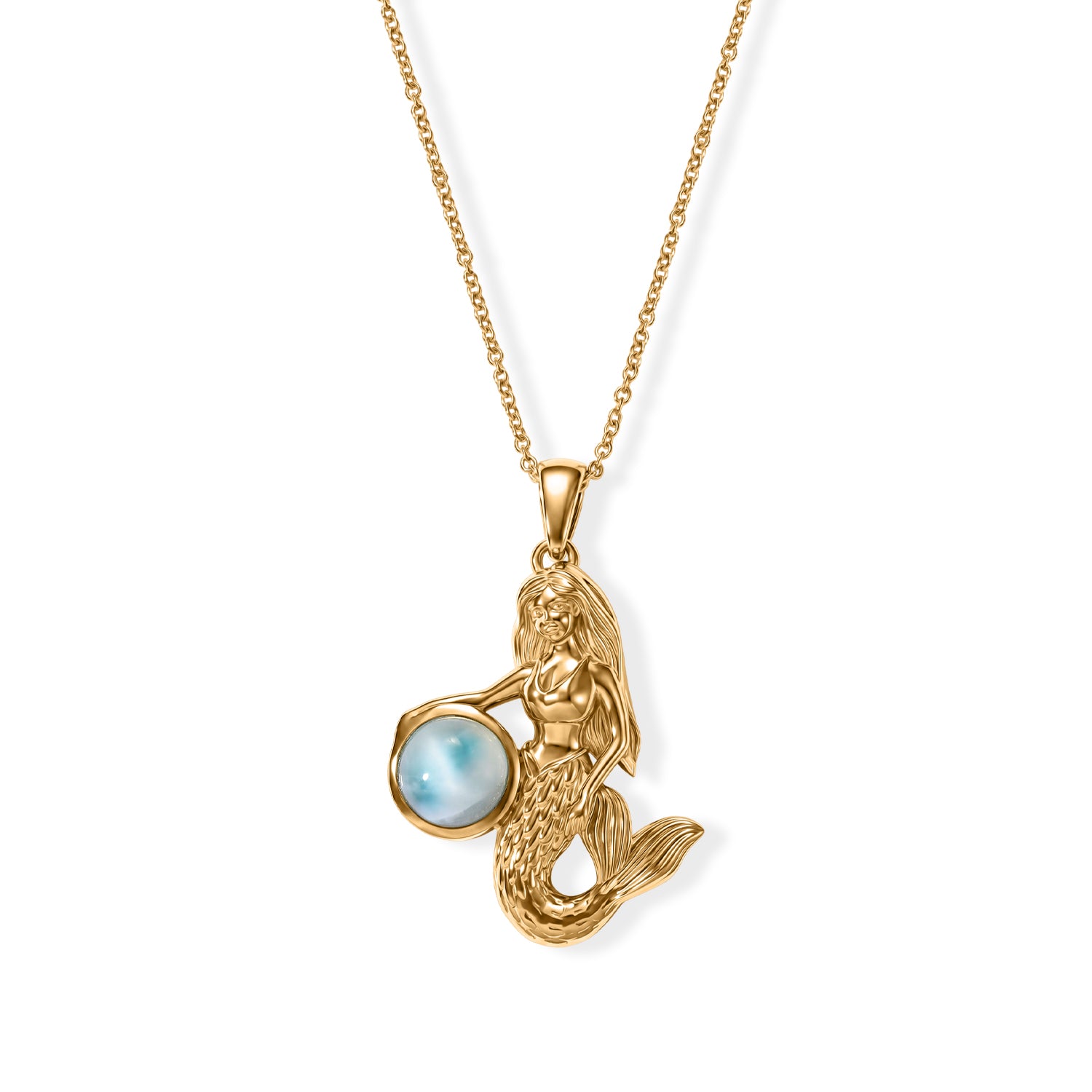 EVER TRUE AA Larimar Schmuckset ca. 50 cm ca. 4,56 ct.