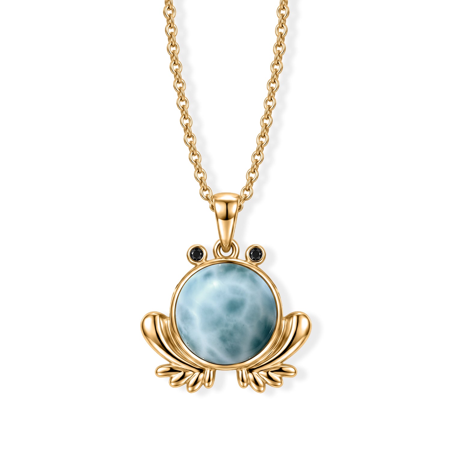 EVER TRUE AA Larimar, Schwarzer Spinell Schmuckset ca. 50 cm ca. 6,00 ct.