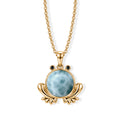 EVER TRUE AA Larimar, Schwarzer Spinell Schmuckset ca. 50 cm ca. 6,00 ct.